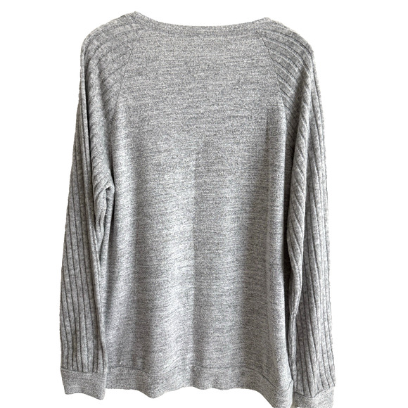 Women's Gray Size XL Tunic Sweater Pullover Long Sleeve Casual Outdoors Weather - Picture 2 of 11